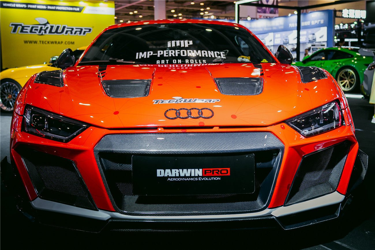 2016 - 2018 Audi R8 Coupe & Spyder IMPII Part Carbon Fiber Front Bumper