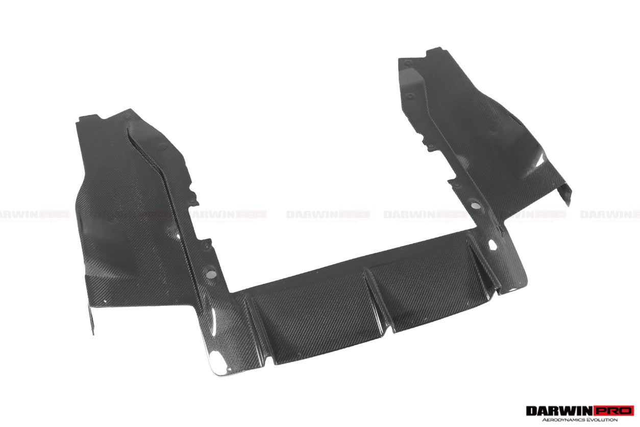 2018 - 2021 McLaren 600lt Carbon Fiber Under Rear Diffuser Undertray