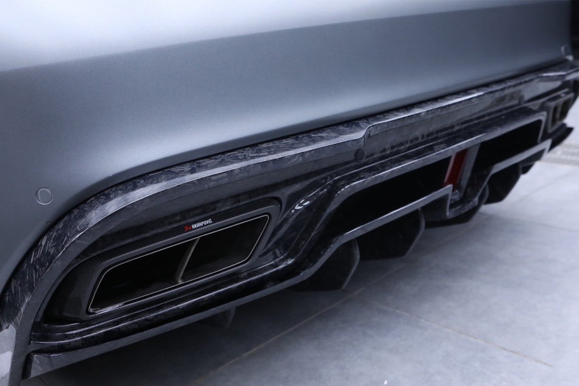 2015 - 2021 Mercedes Benz W205 C63/S AMG Sedan IMP Performance Carbon Fiber Rear Diffuser
