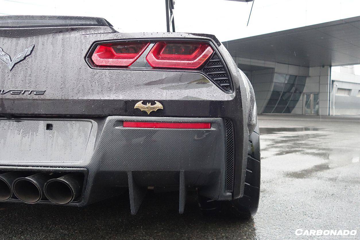 2013-2019 Corvette C7 Z51 RK Style Rear Lip - Carbonado