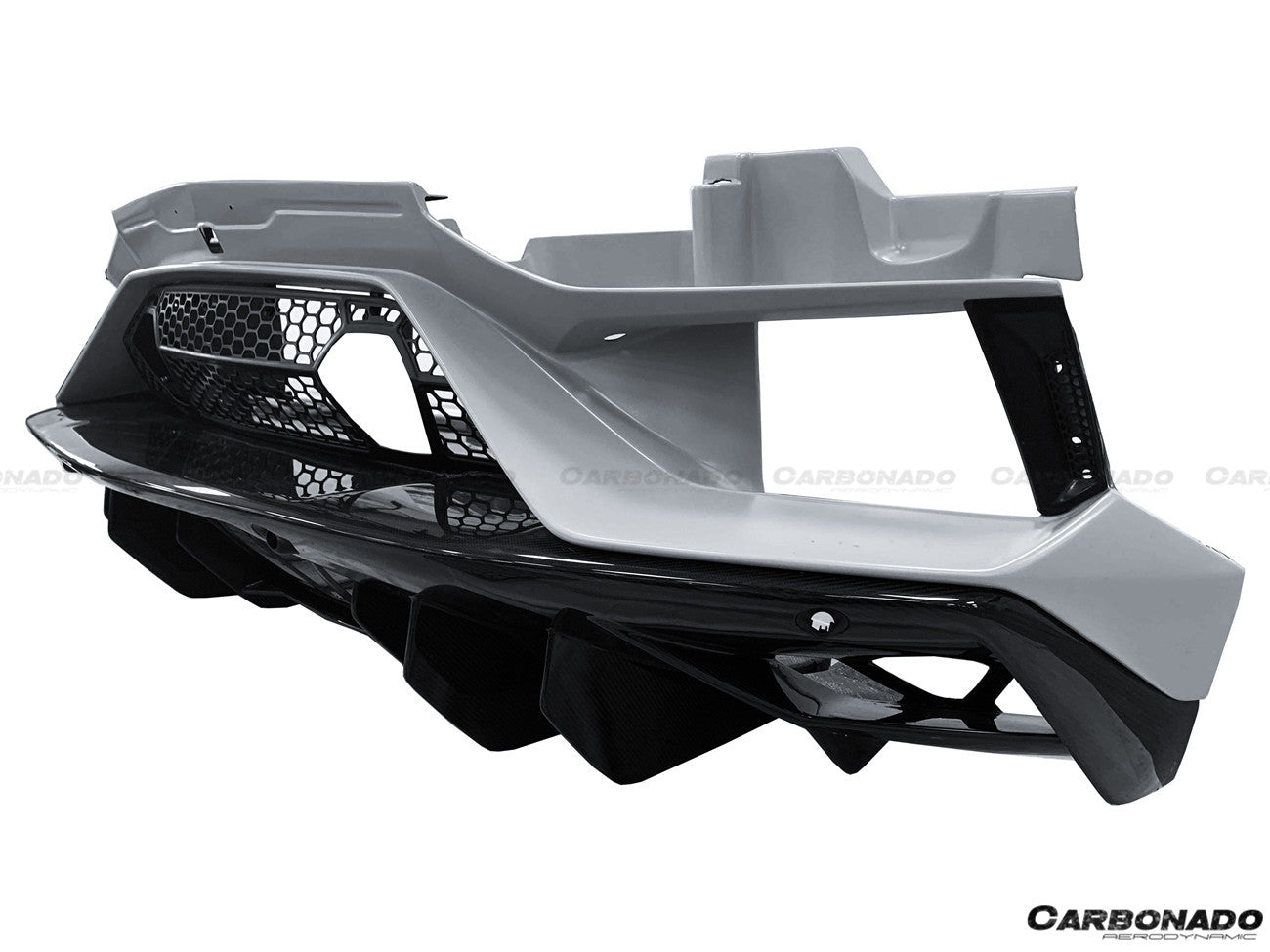 2011-2021 Lamborghini Aventador SVJ Style Dry Carbon Fiber Rear Bumper