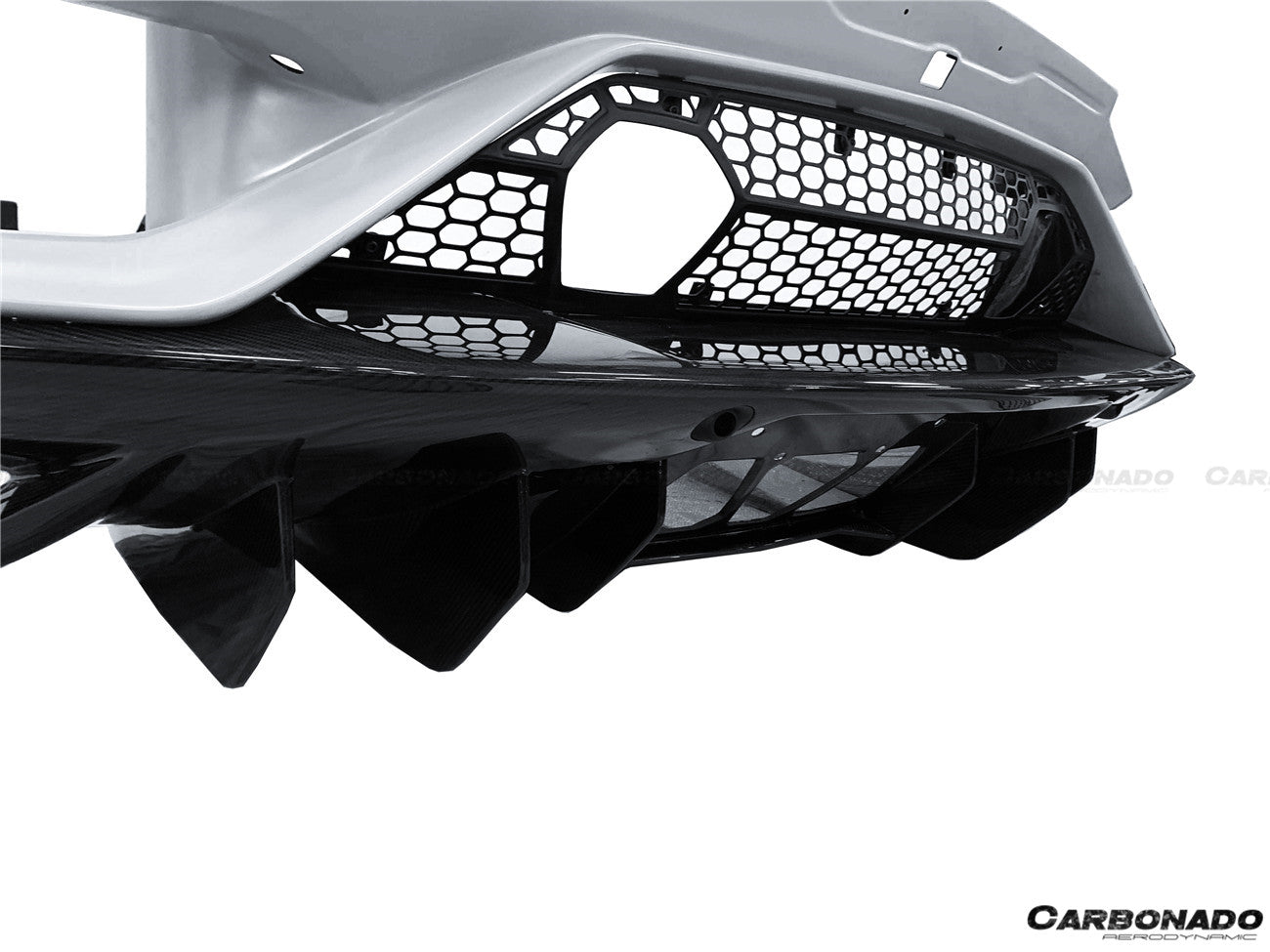 2011-2021 Lamborghini Aventador SVJ Style Dry Carbon Fiber Rear Bumper