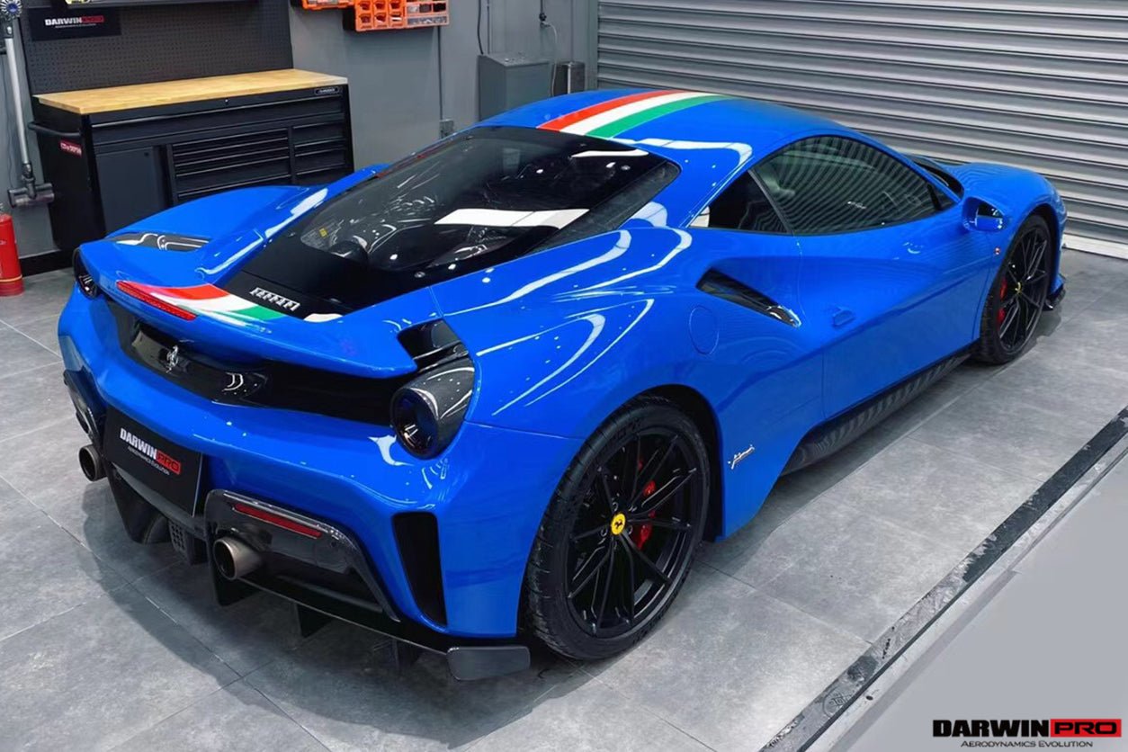 2018 - 2022 Ferrari 488 Pista Carbon Fiber Rear Diffuser