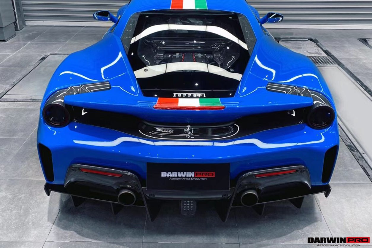 2018 - 2022 Ferrari 488 Pista Rear Bumper With Upper Shell (Not including Diffuser)