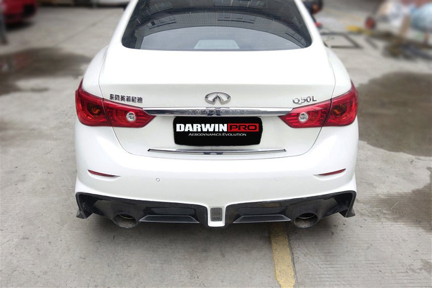 2014 - 2017 Infiniti Q50 Sedan EAU ROUGE Style Rear Bumper