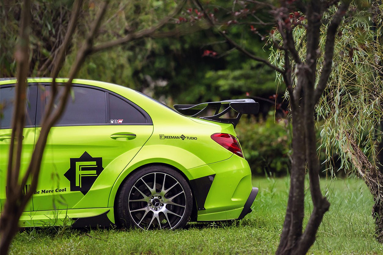 2015 - 2018 Mercedes Benz W205 C63/S AMG Sedan IMP Performance Carbon Fiber Rear Caps