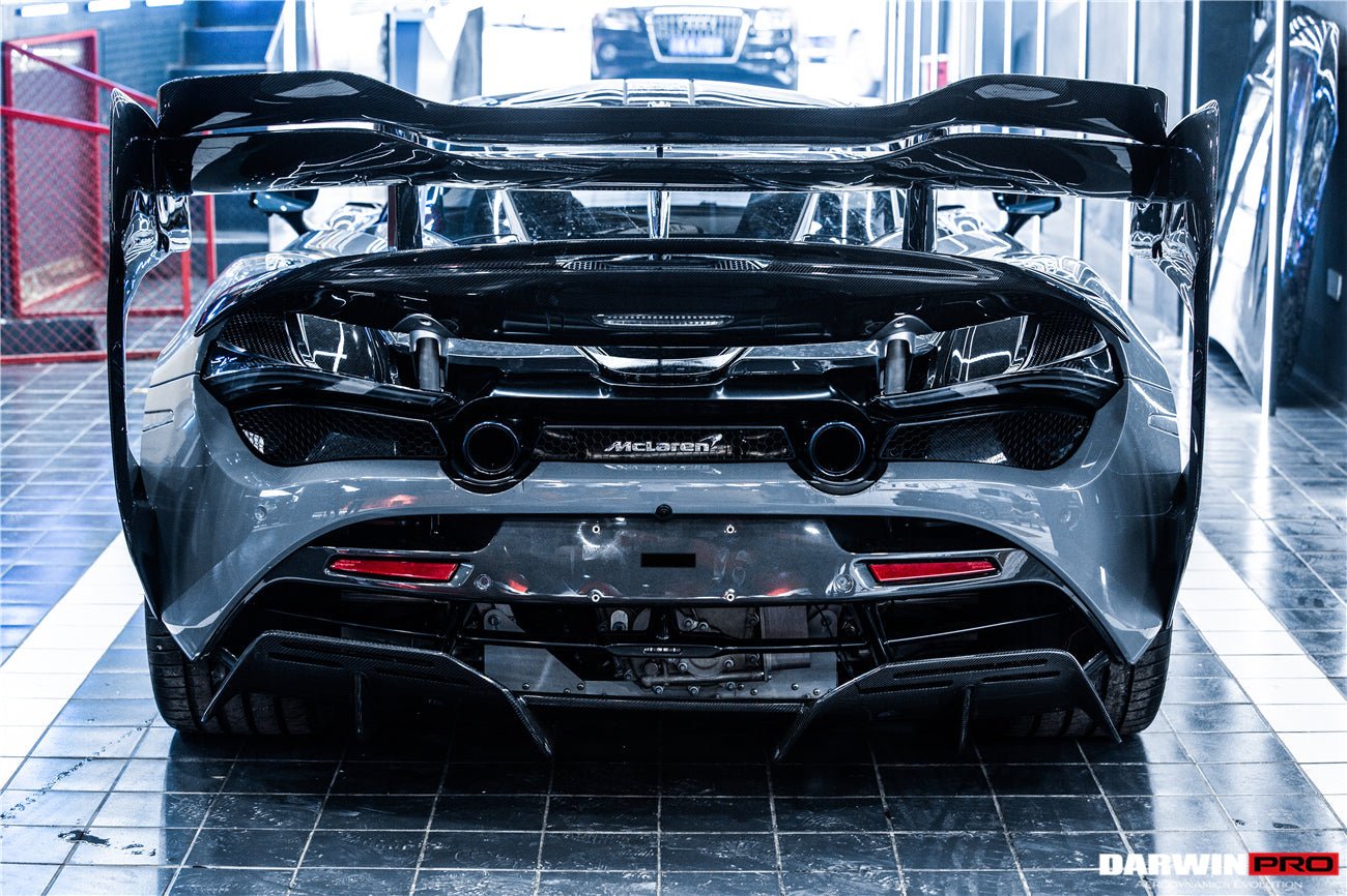 2017 - 2021 McLaren 720S BKSS Style Carbon Fiber Rear Diffuser