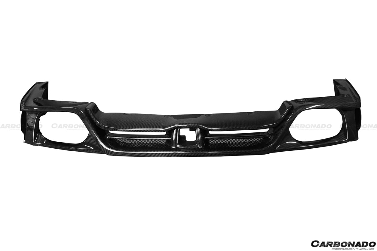 2012 - 2016 Nissan GTR R35 DBA VA Style Rear Diffuser with LED Light