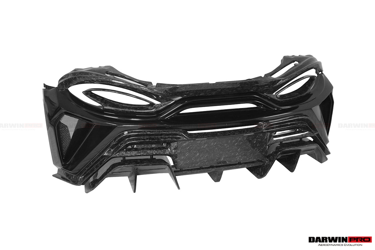 2018 - 2021 McLaren 600lt BKSS Style Partial Carbon Fiber Rear Bumper