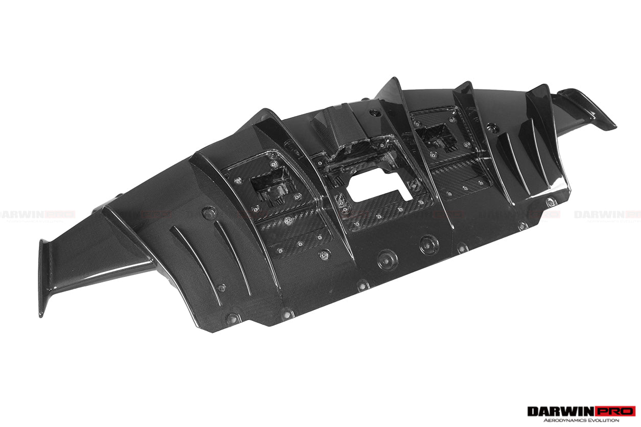 2018 - 2022 Ferrari 488 Pista Carbon Fiber Rear Diffuser
