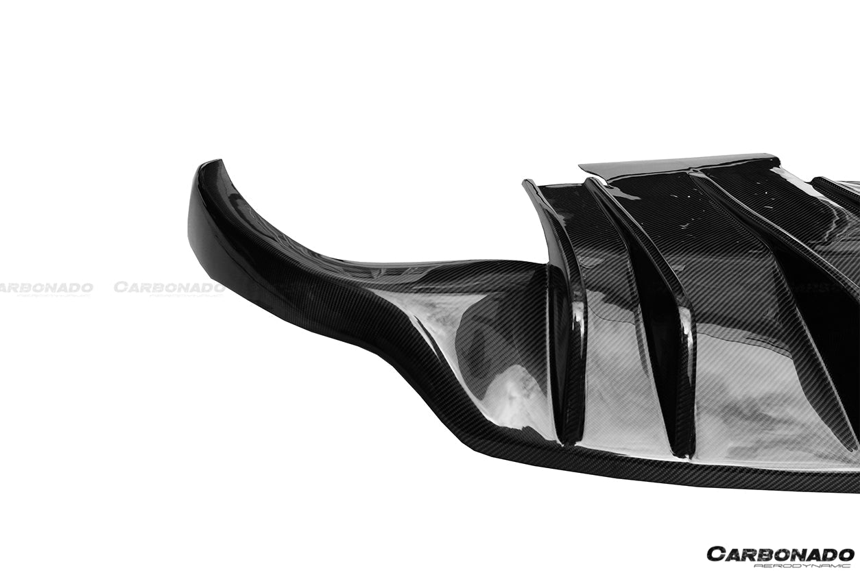 2008 - 2013 Maserati GranTurismo MC Style Carbon Fiber Rear Diffuser