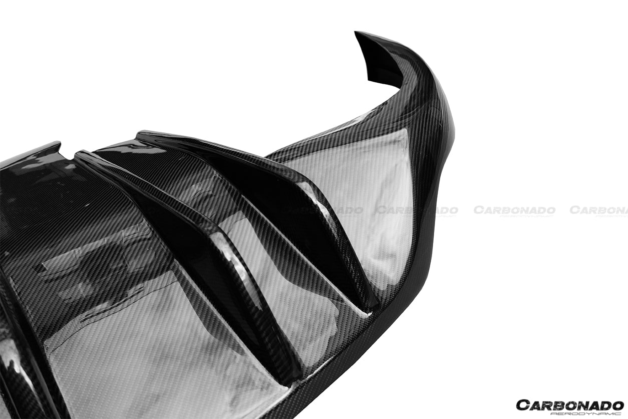 2008 - 2013 Maserati GranTurismo MC Style Carbon Fiber Rear Diffuser