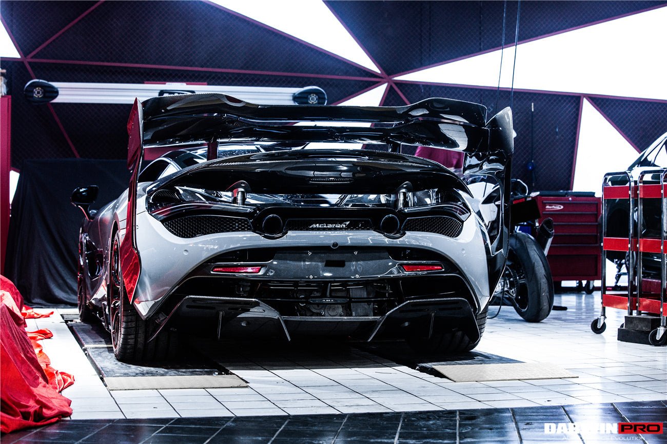 2017 - 2021 McLaren 720S BKSS Style Carbon Fiber Rear Diffuser
