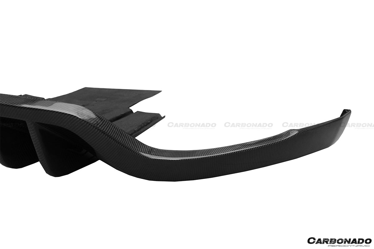 2008 - 2013 Maserati GranTurismo MC Style Carbon Fiber Rear Diffuser