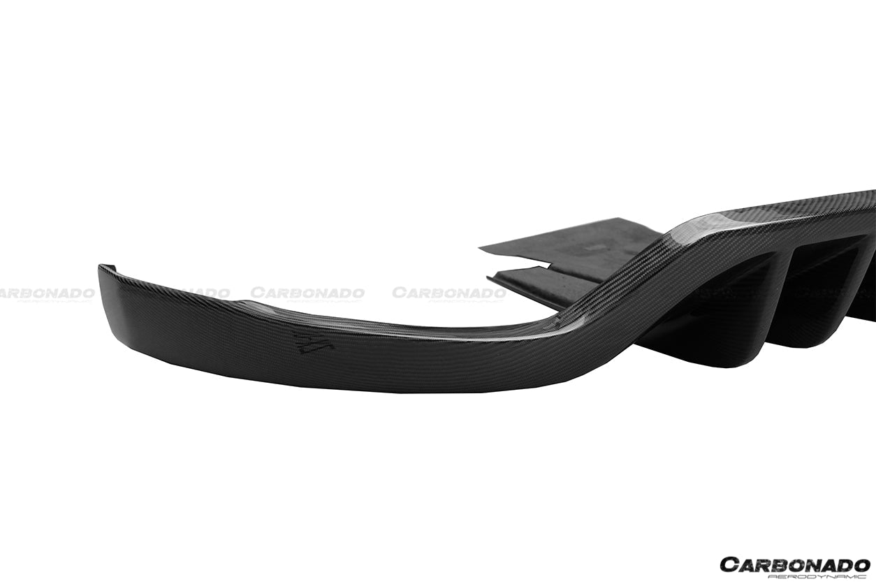 2008 - 2013 Maserati GranTurismo MC Style Carbon Fiber Rear Diffuser