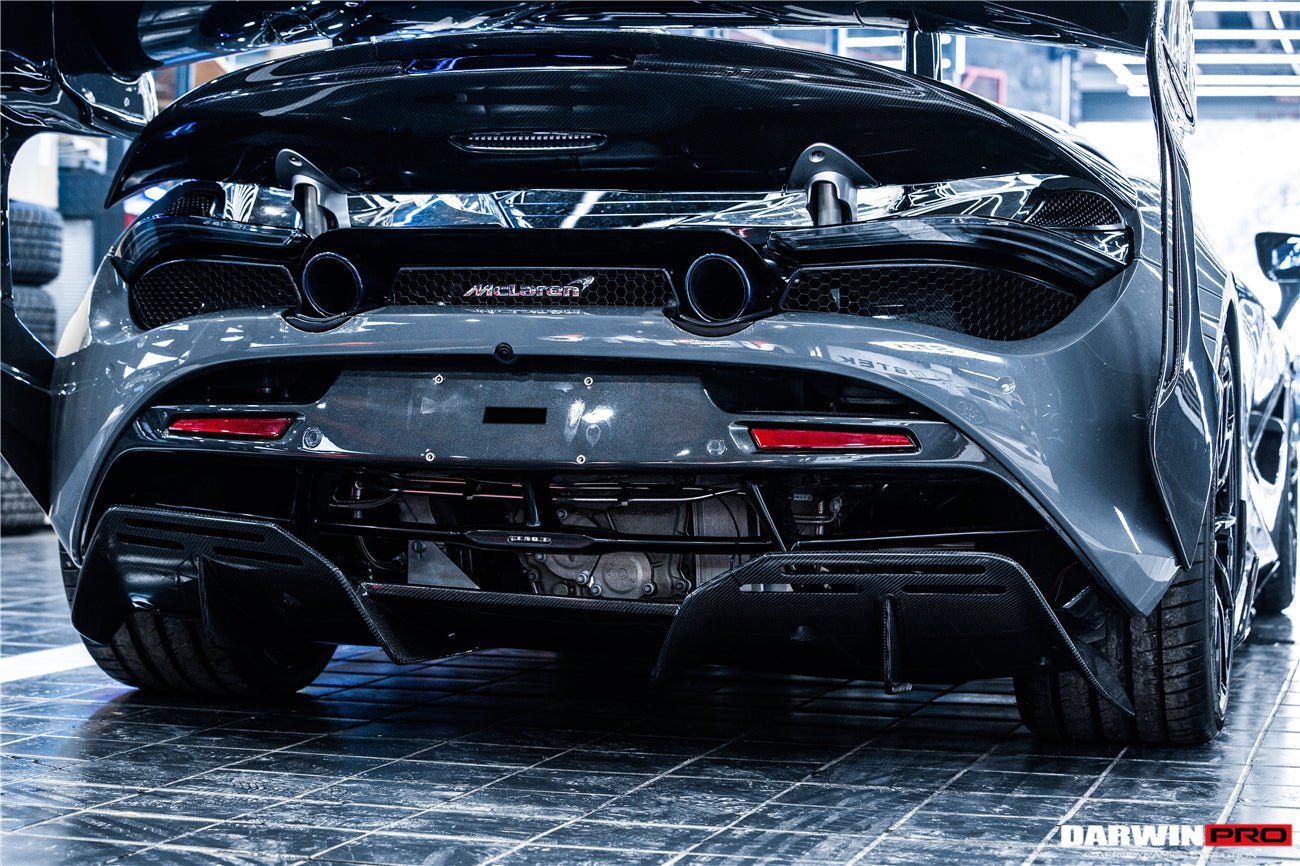 2017 - 2021 McLaren 720S BKSS Style Carbon Fiber Rear Diffuser