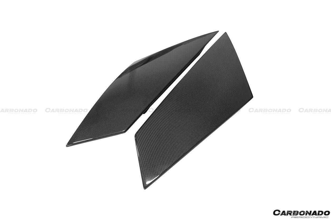 2011-2016 Lamborghini Aventador LP700 Coupe OEM Style Carbon Fiber Rear Intake Panel - Carbonado