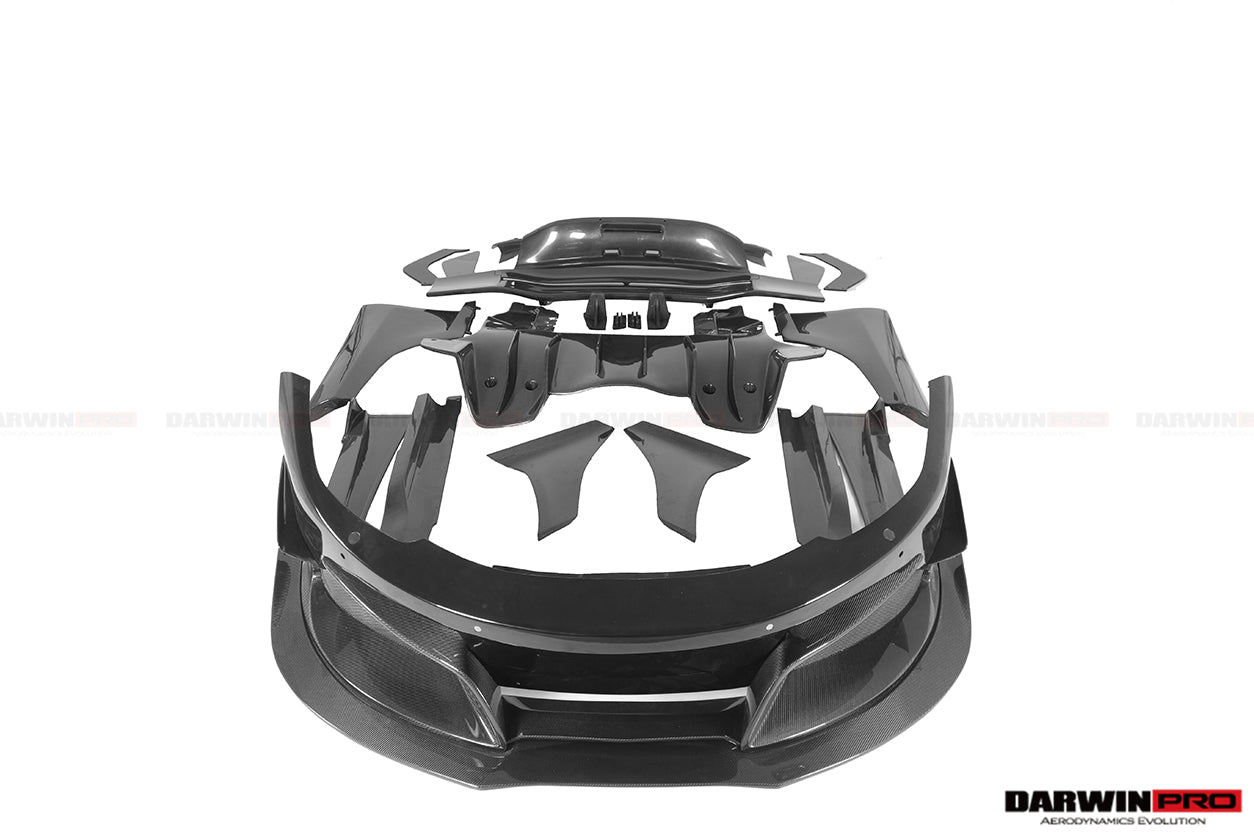 2011 - 2014 McLaren MP4 12C Rebel Performance Style Partial Carbon Fiber Full Body Kit