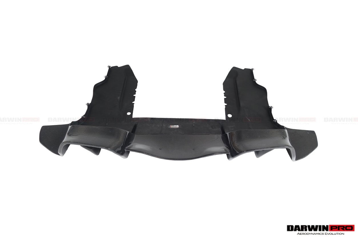 2011 - 2014 McLaren MP4 12C/650S Rebel Performance Style Partial Carbon Fiber Rear Bumper