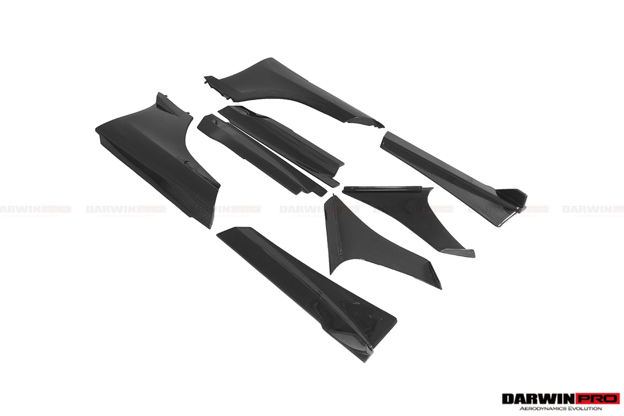 2011 - 2014 McLaren MP4 12C Rebel Performance Style Carbon Fiber Side Skirts
