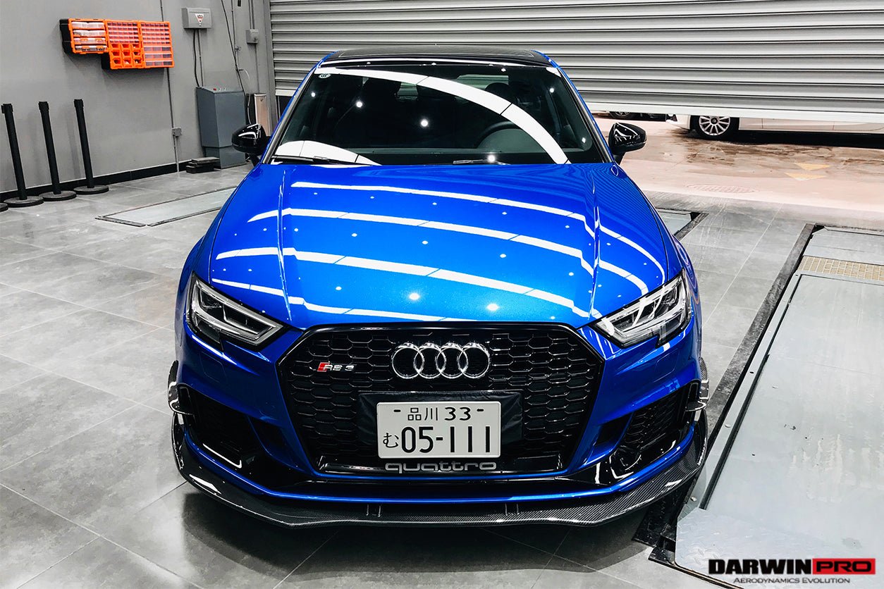 2019 - 2020 Audi RS3 BKSS Style Carbon Fiber Front Lip