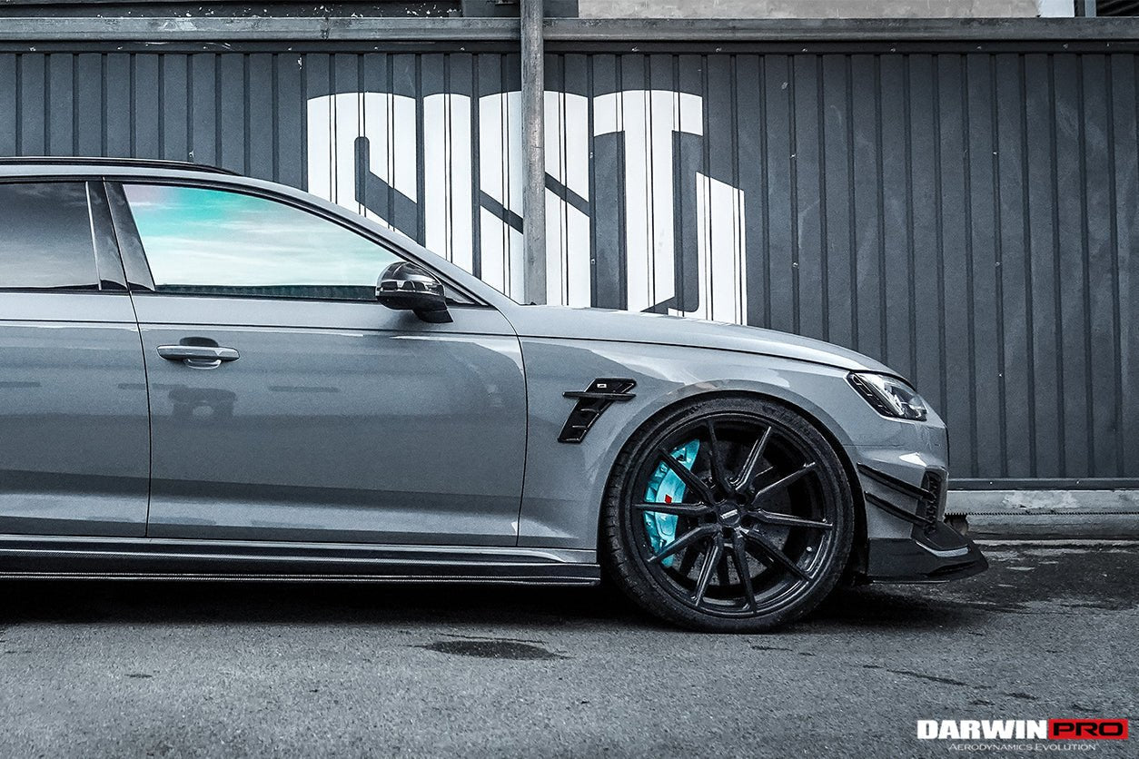 2017 - 2019 Audi RS4 B9 BKSS Style Front Canards