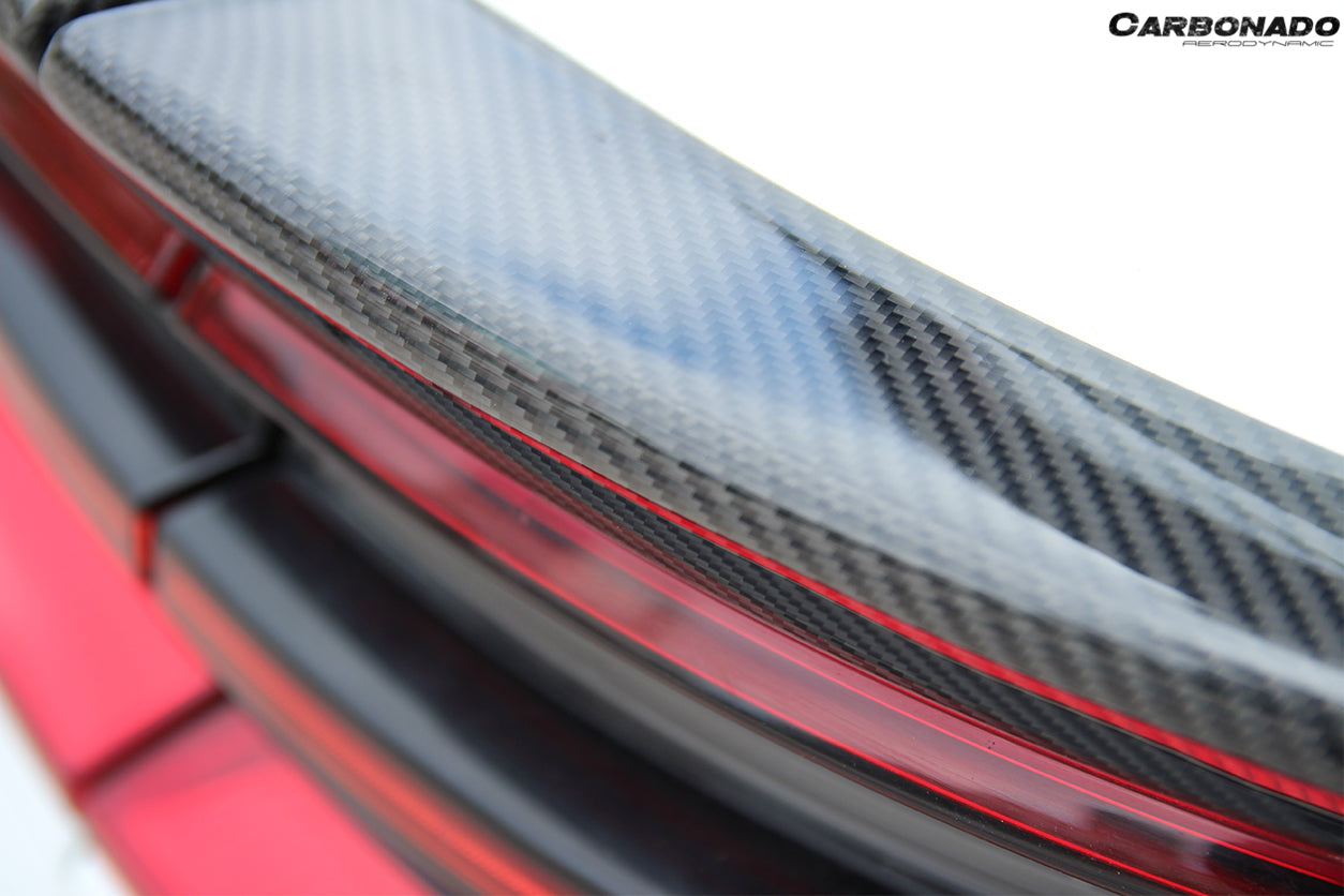 2014 - 2019 Porshe Macan BS Style Carbon Fiber Rear Decklid Spoiler