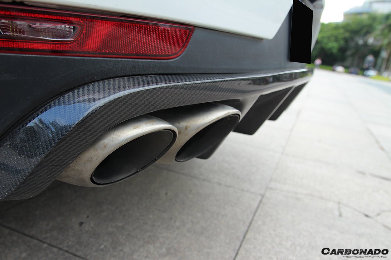 2014 - 2019 Porsche Macan BS Style Carbon Fiber Rear Diffuser