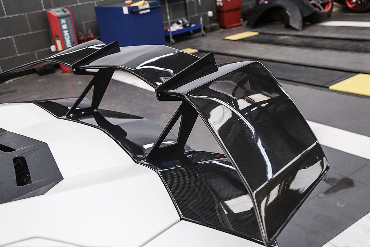 2011-2021 Lamborghini Aventador RZS Style Carbon Fiber Trunk Spoiler Wing