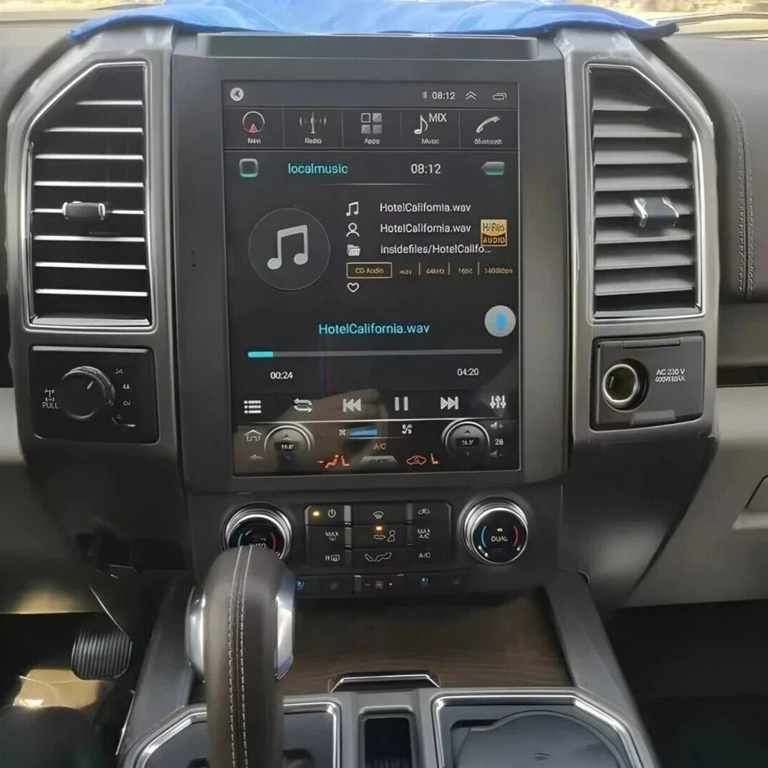 Ford F-150 12 Inch 14 Inch Vertical Touchscreen CarPlay Infotainment System 2015-2020