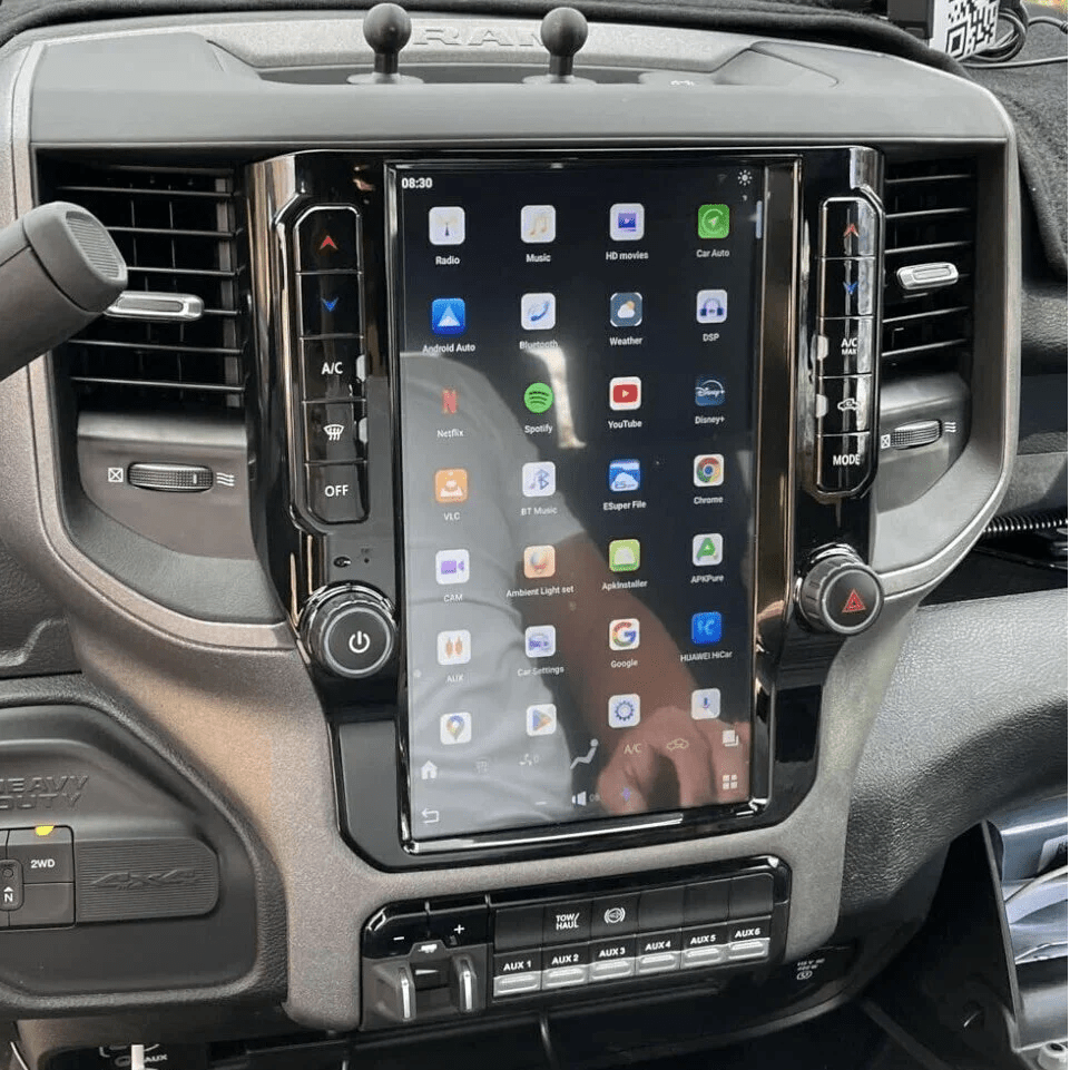Dodge | Ram 11.8 Inch Vertical Touchscreen CarPlay Infotainment System 2019-Up