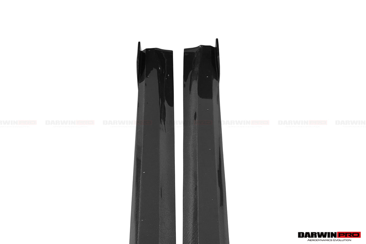 2017 - 2021 Tesla Model 3 IMP Performance Carbon Fiber Side Skirts Under Board