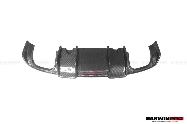 2013 - 2016 Audi S3 & A3 Sline Sedan BKSS Style Rear Diffuser with LED Light