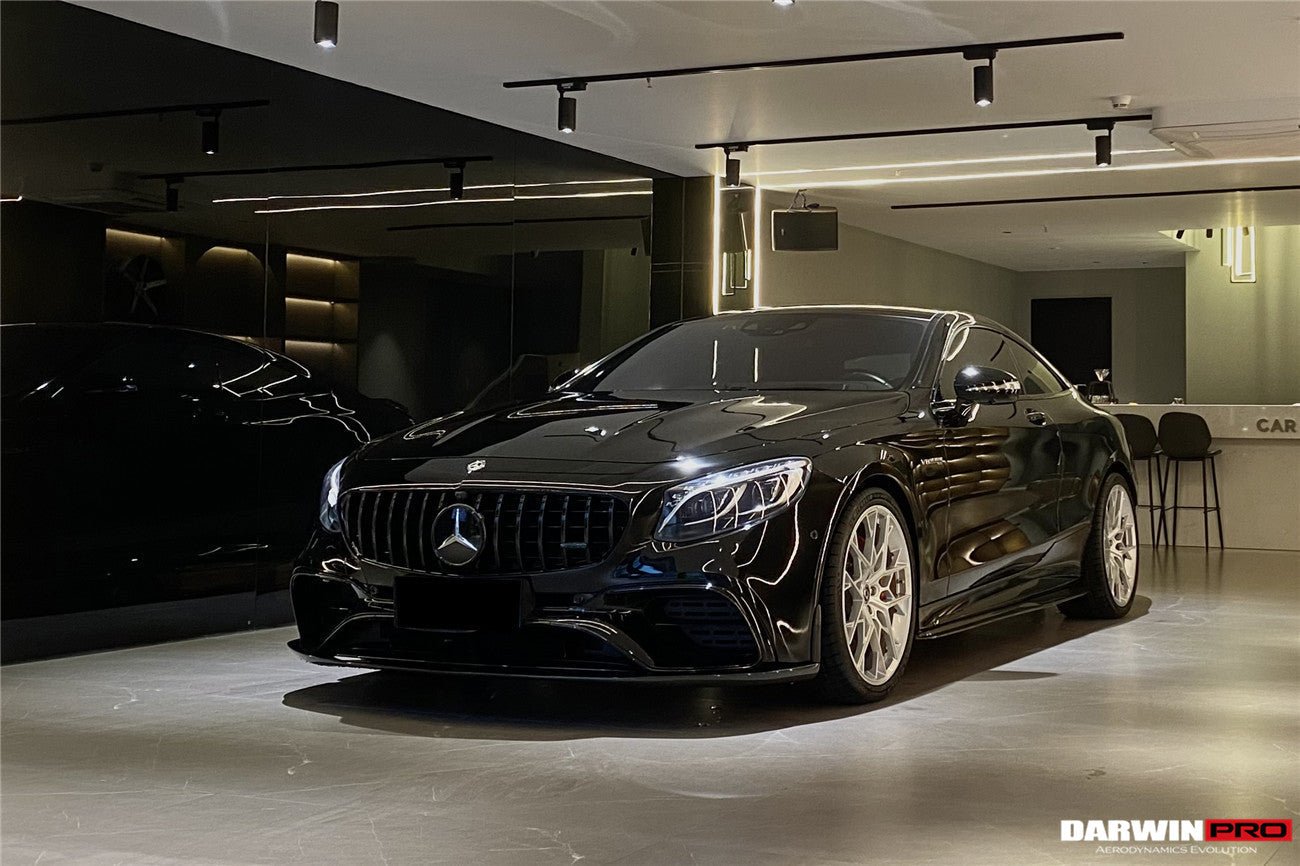 2018 - 2021 Mercedes Benz C217 S63 & S65 AMG Coupe BKSS Style Carbon Fiber Front Lip