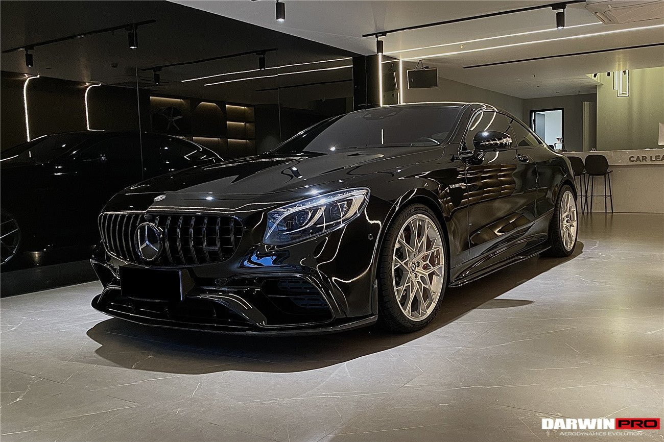 2018 - 2021 Mercedes Benz C217 S63 & S65 AMG Coupe BKSS Style Carbon Fiber Front Lip