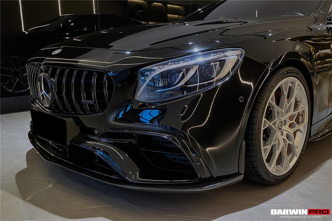 2018 - 2021 Mercedes Benz C217 S63 & S65 AMG Coupe BKSS Style Carbon Fiber Front Lip