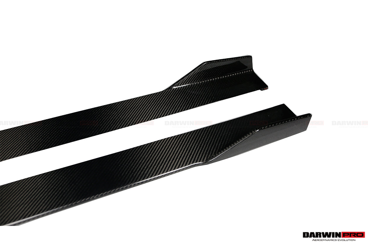 2019 - 2023 Lamborghini Huracan EVO OD Style Dry Carbon Side Skirts Under Board