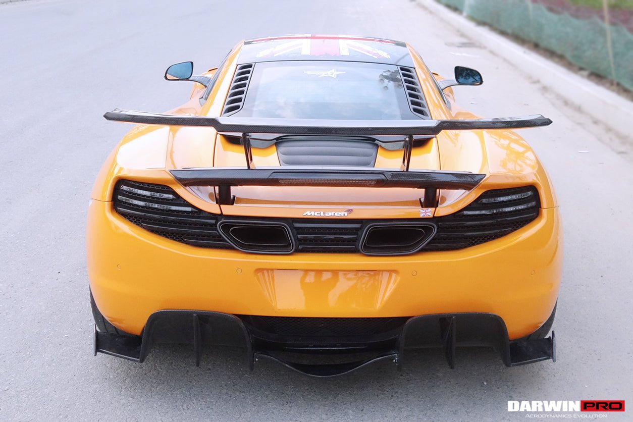 2011 - 2017 McLaren 650s & 12C BKSS Style Carbon Fiber Trunk Wing Spoiler