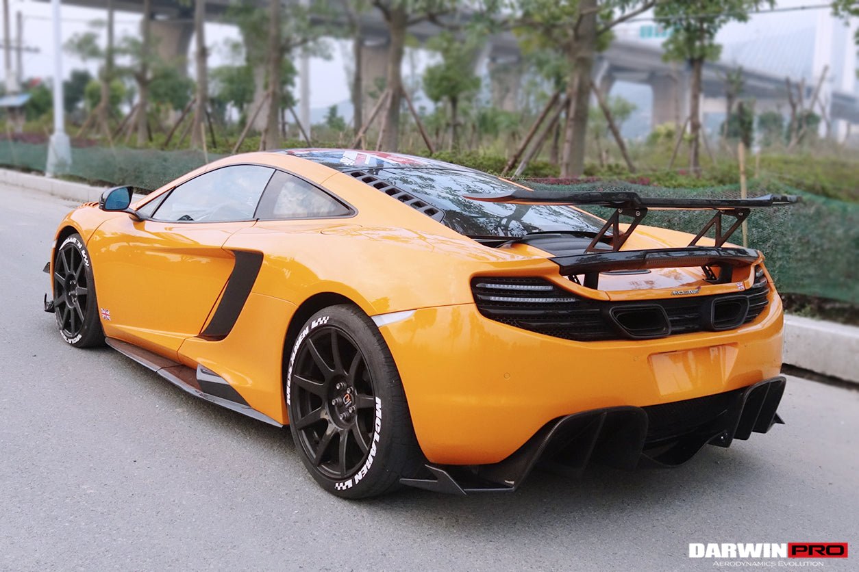 2011 - 2017 McLaren 650s & 12C BKSS Style Carbon Fiber Trunk Wing Spoiler