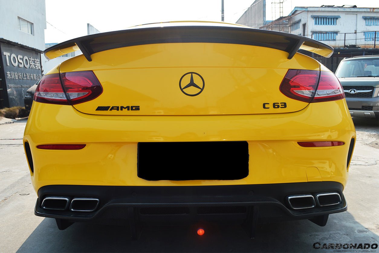 2015 - 2021 Mercedes Benz C-Class W205 Coupe RT-II Style Trunk Spoiler