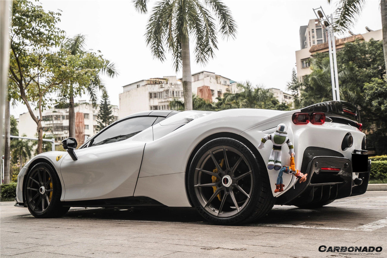 2020 - 2025 Ferrari SF90 Stradale OE Style Autoclave Carbon Fiber Side Skirts
