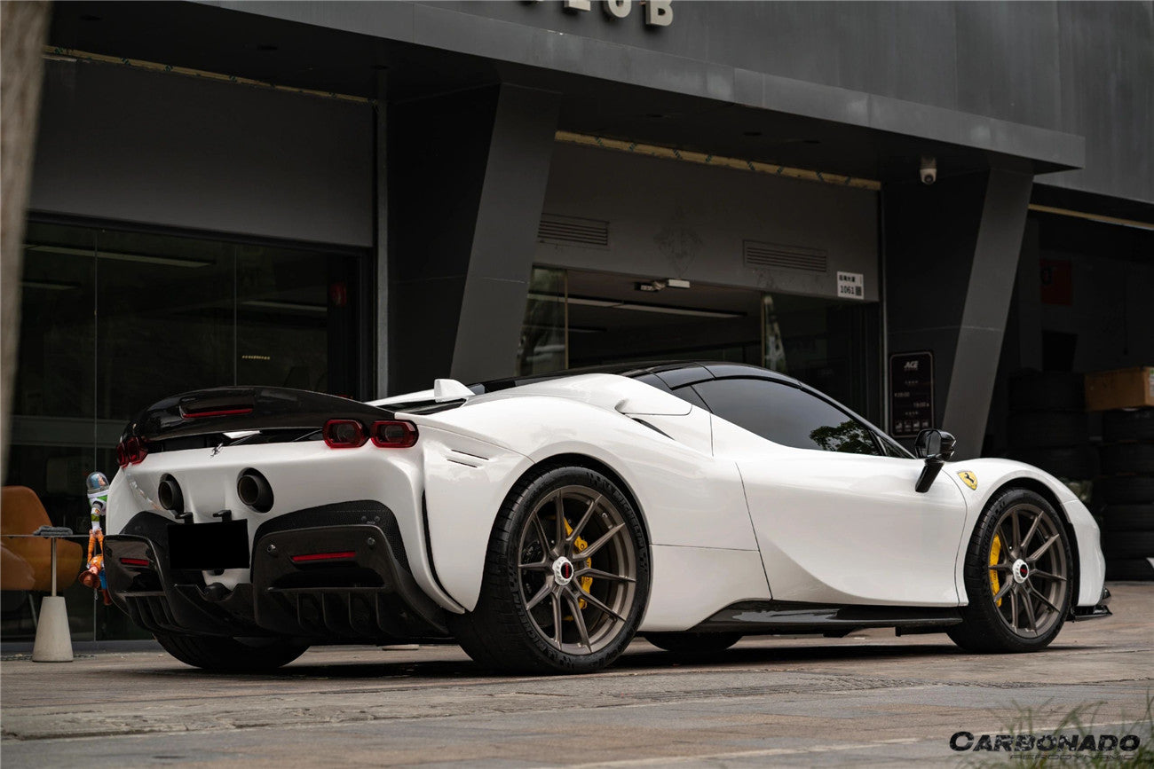 2020 - 2025 Ferrari SF90 Stradale OE Style Autoclave Carbon Fiber Side Skirts