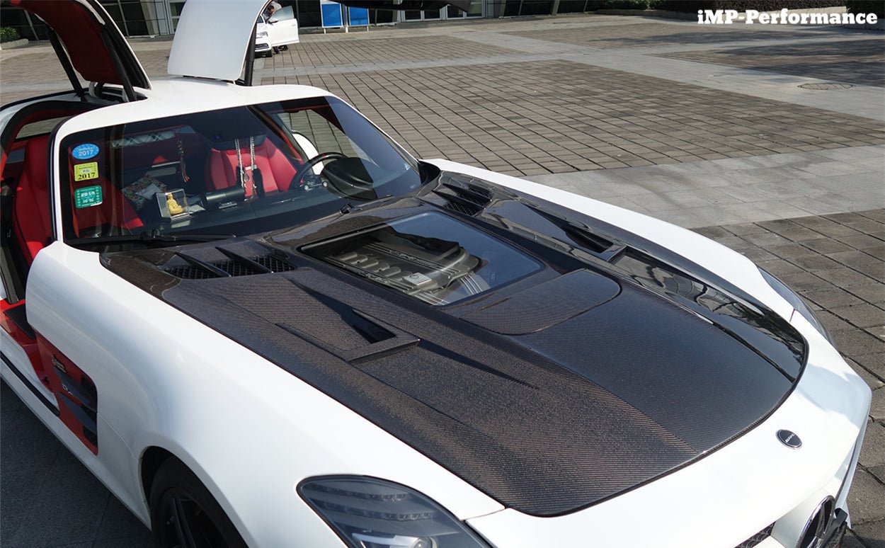 2010 - 2015 Mercedes Benz W197 SLS AMG IMP Performance Carbon Fiber Hood