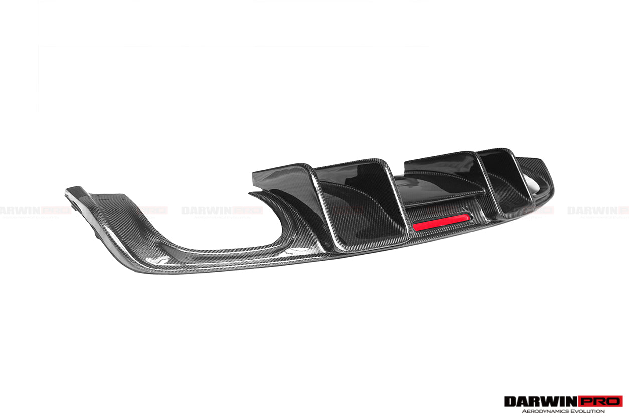 2013 - 2016 Audi S3 & A3 Sline Sedan BKSS Style Rear Diffuser with LED Light