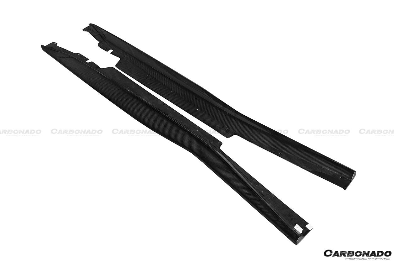 2013 - 2019 Corvette Z06 Grandsport AR Style Carbon Fiber Side Skirts