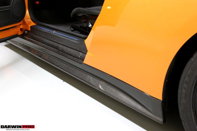 2008 - 2022 Nissan GTR R35 CBA/DBA ZEL Style Carbon Fiber Side Skirts