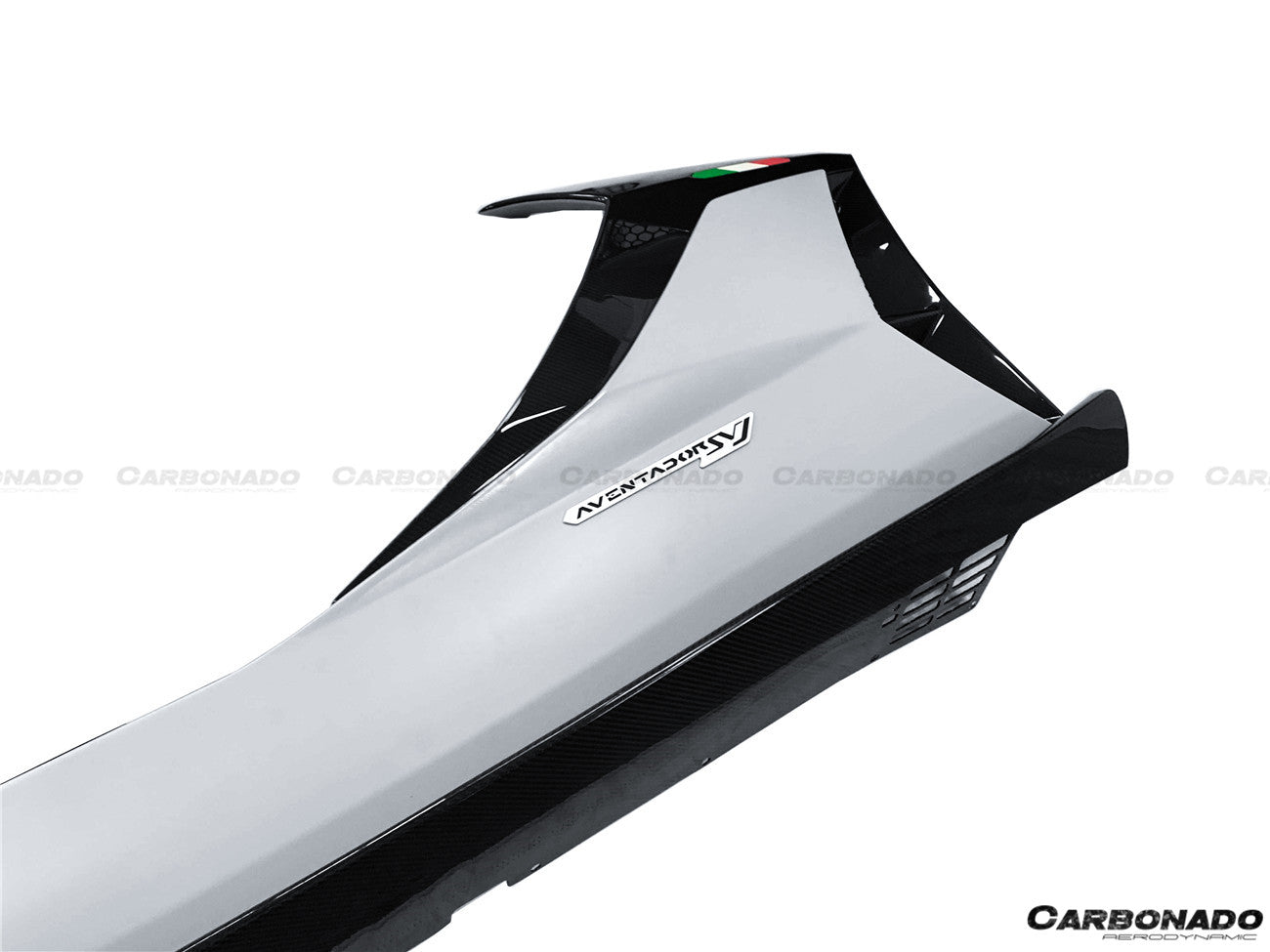 2011 - 2021 Lamborghini Aventador LP700 LP740 LP750 SVJ Coupe & Roadster SVJ Style Part Dry Carbon Fiber Side Skirts