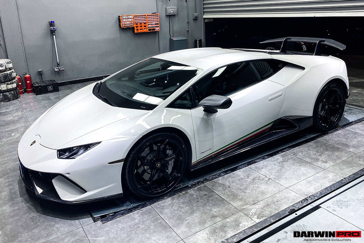 2015 - 2019 Lamborghini Huracan LP610 & LP580 Performante Style Partial Carbon Fiber Aero - Full Kit
