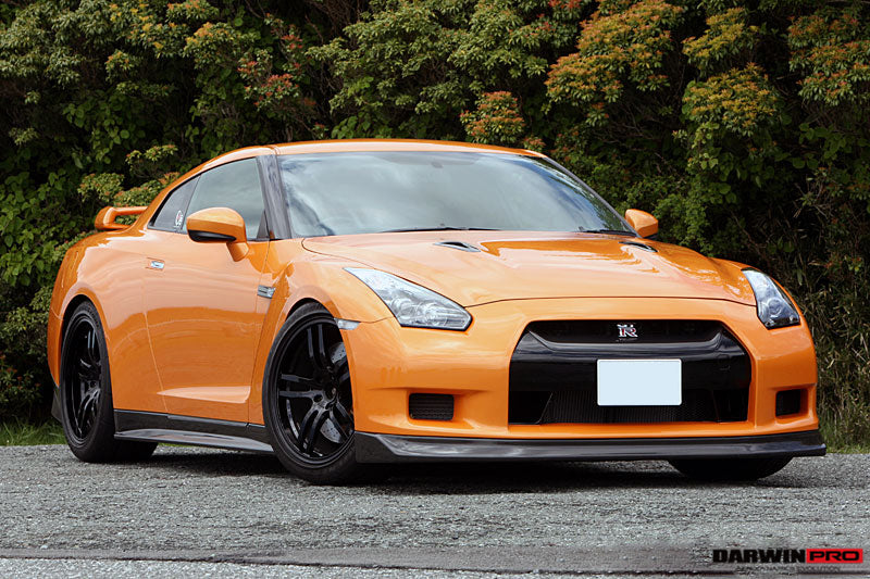 2008 - 2011 Nissan GTR R35 CBA ZEL Style Carbon Fiber Front Lip