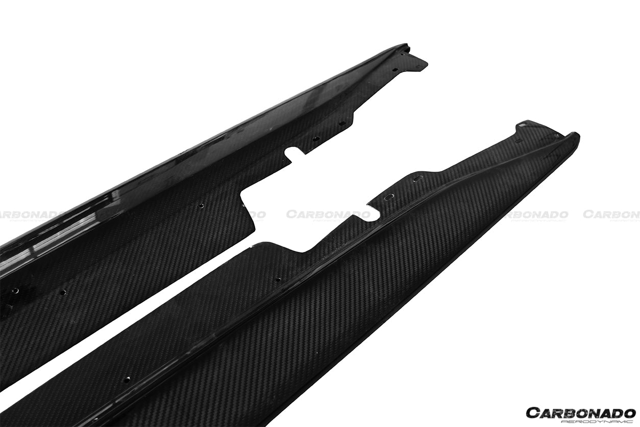 2013 - 2019 Corvette Z06 Grandsport AR Style Carbon Fiber Side Skirts